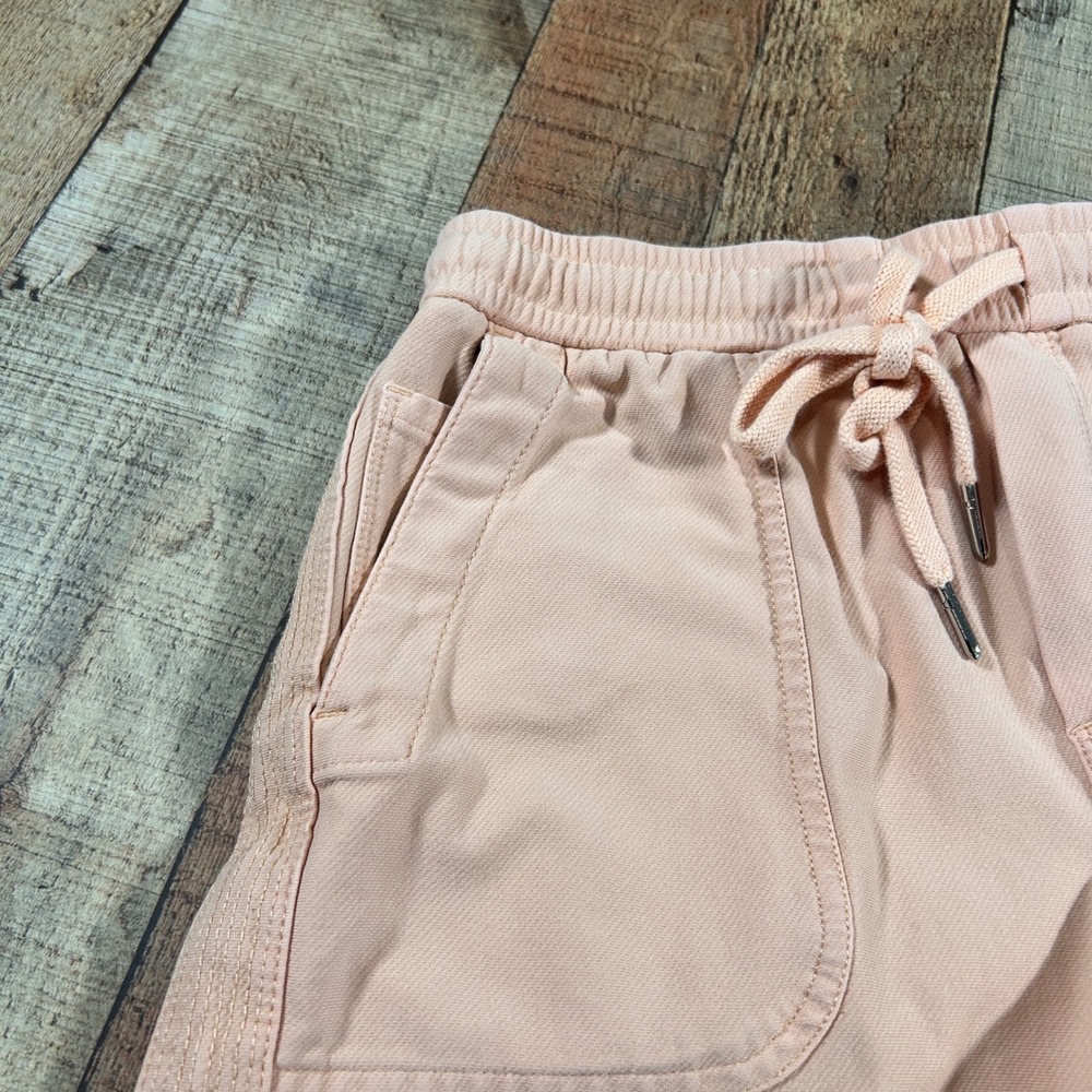 Athleta Farallon Short Peach Apricot Organic Cotton Utility Shorts XS - Picture 2 of 6